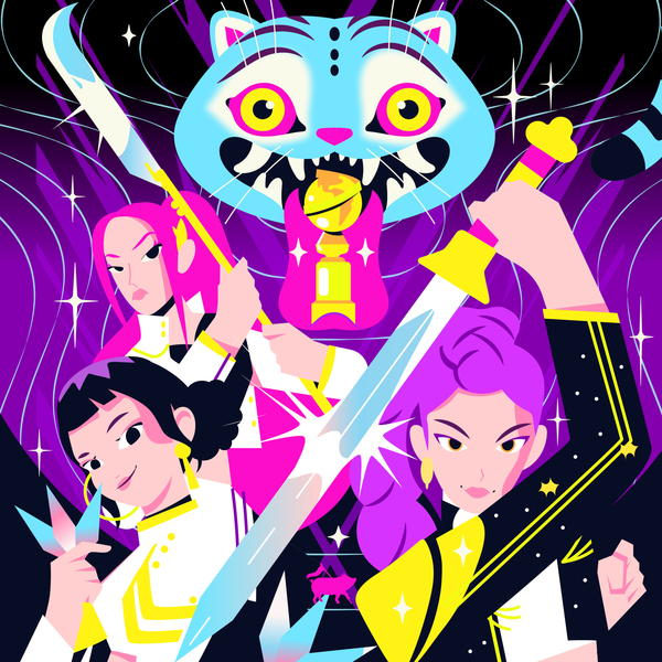 Las HUNTR/X salvaron la Honmoon y ahora conquistaron los Golden Globes ✨🎤🫰